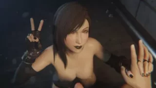 Tifa Lockhart Facial Goth [Black Lipstick] [Bulgingsenpai]