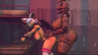 Chica fucks Rouge Anally