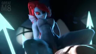 Undyne Riding - Naked [Greatm8]