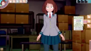 Midoriya Izuku and Ochako Uraraka going for a quickie during class break