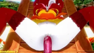 Hekapoo Sitting on Dildo [blackflames3]