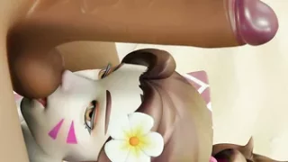 D.va and Sombra at the beach nw