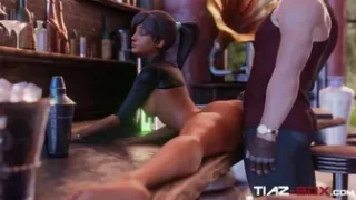 Pharah getting fucked (clothed) (Overwatch)