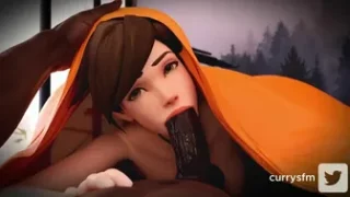 Tracer, tries her best to wake up Doomfist [Currysfm]