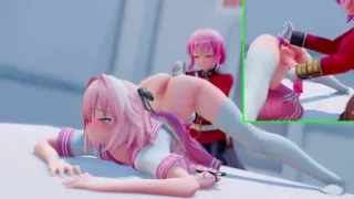 KhaoMMD Dirty Handjob Tsundere