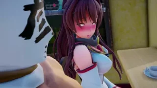 KhaoMMD Public shop risky blowjob