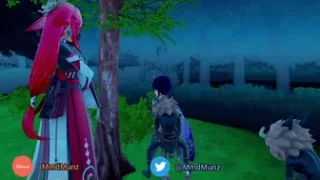 Raiden & Yae sex Hilichurl