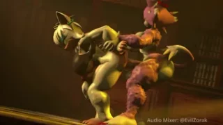 WereBlaze x WereRogue in a Sticky situation