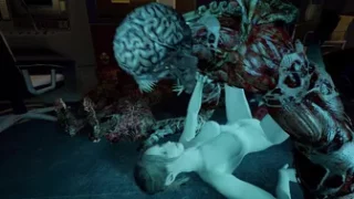 Claire Redfield vs Licker