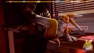Renamon Eating-out - Kespr