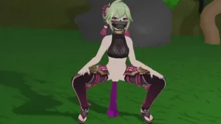 Kuki Shinobu's special pussy training ;3