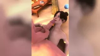 Cuming on wraith face [Lewddokkae]