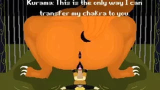 Nine-tailed vixen rides Naruto