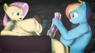 Rainbow Ruined Fluttershy Orgasm [screwingwithsfm]
