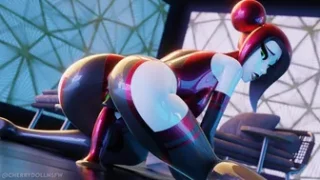 Sex Robot fucking dildo