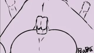 Femboy link gets used~ (2d animation)