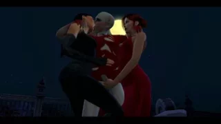 Sims 4 Alice and Rain are hired to kill Zombies by Romero (Resident Evil/ Vtmb)