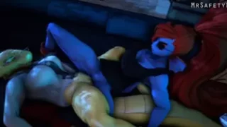 Undyne x Alphys - MrSafetyLion