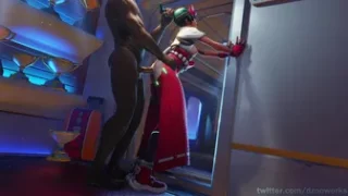 Kiriko's pumping heals Clothed (blacked) [Dzooworks]