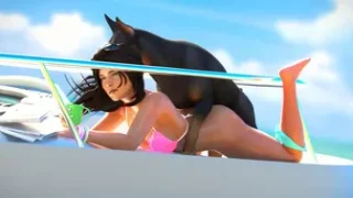 Lara Croft Doggy [CakeOfCakes]