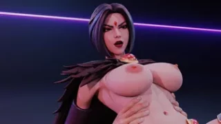 Raven Reverse Cowgirl [Blacked][Misthios Arc]