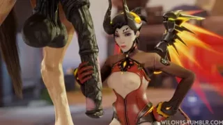 DMercy Horse Handjob [Wiloh95]