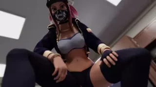 Ahri and Akali facefart a fan and each other