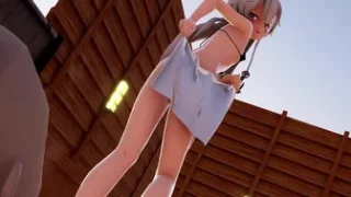 Shimakaze in towel