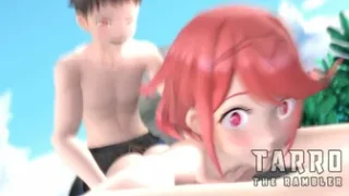 Pyra and Rex fuck on the beach