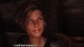 The Dragonborn Accepts Uthgerd’s Challenge by Izzyguy1234