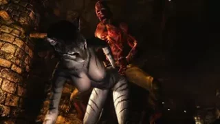 Khajiiti Teen Fucked Silly By Zombie