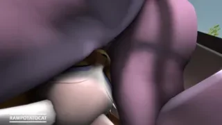 Rouge have a fun time with blaze