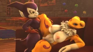 Renamon Penetrated by Impmon Part 2 [Aryentai]