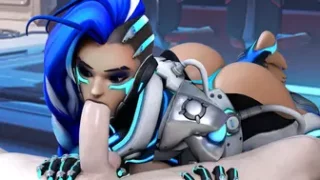 Sombra gives blowjob - Arhoangel