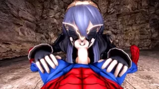 Mask blowjob