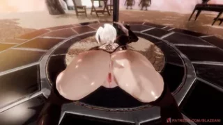 Big Booty 2B Twerking - BlazeAni