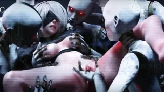 2B Robot Fingerfuck - Mllk