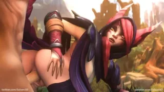 Xayah Doggy - Salsen3D