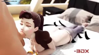 D.Va FaceFuck - Tiaz-3dx