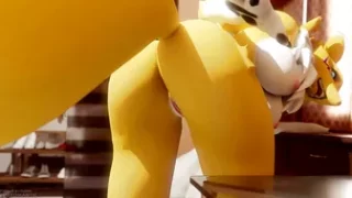 Renamon Riding - Furromantic