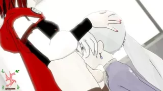 Ruby Rose using Weiss' face as her personal onahole - SFMslayer