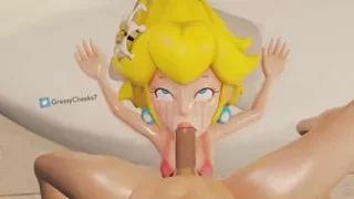 Peach Unconscious Deepthroat POV - Greasycheeks7