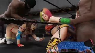 KabukiTagTeam - Mokujin Hornywood