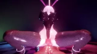 MMD haku pole dance