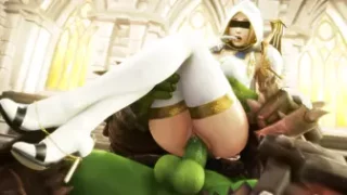 Luna Riding an Orc dick - Noname55