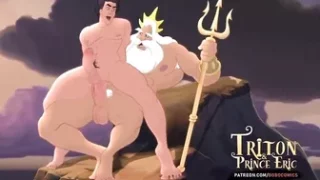 Triton & Prince + Eric Logan & Deadpool Fucking - (MrBobocomics)