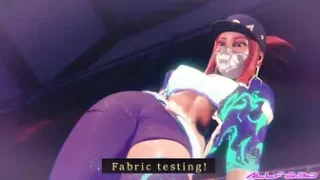 KDA Akali foot fetish socks