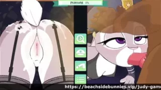 Judy Stuck in the Wall [beachside bunnies]