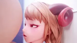 In the bathroom