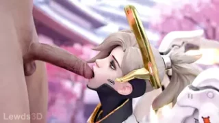 Mercy BJ animation - Lewds3D